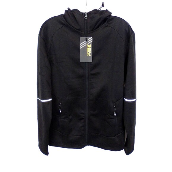Tbmpoy Men's Hoodie Jacket Tracksuit 2 Pieces Jogging Suit Black Size Small - Picture 2 of 12